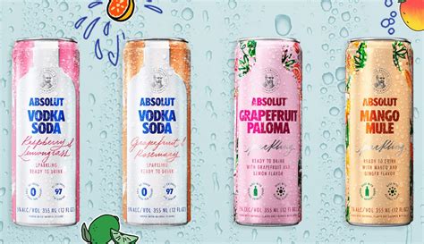 Absolut Launches Line Of Canned Cocktails Including 10% Alcohol Vodka ...