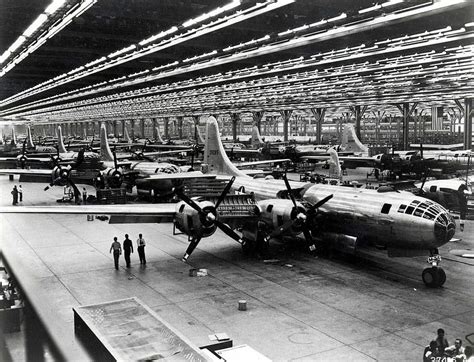 1280x720px | free download | HD wallpaper: Boeing B-29 assembly line ...