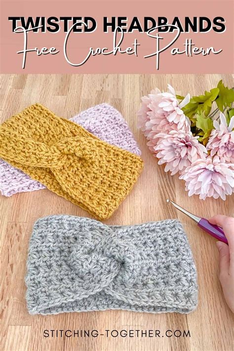 Courtney Crochet Twist Headband Pattern Free