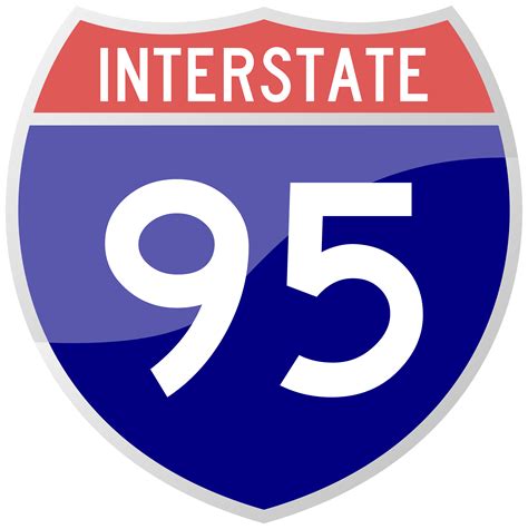 Interstate 95 Sign PNG Clipart - Best WEB Clipart