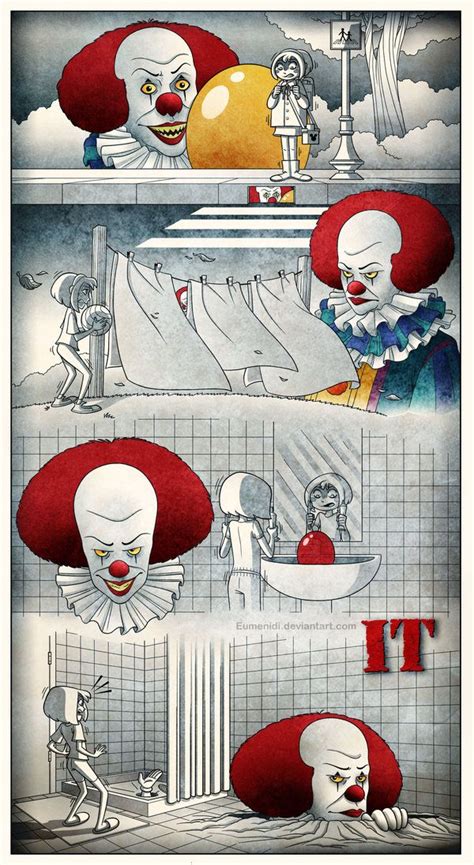 Pennywise by Eumenidi on deviantART | Horror movie art, Funny horror, Halloween horror