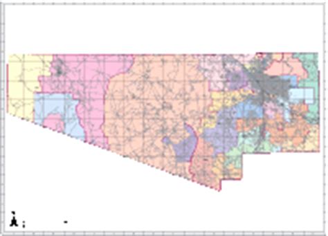 Editable Pima County Map - Illustrator / PDF | Digital Vector Maps