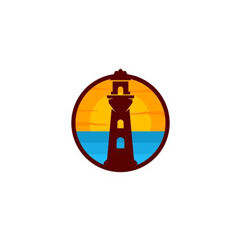 Colorful logo for lighthouse logo lighthouse 21953173 Vector Art at Vecteezy