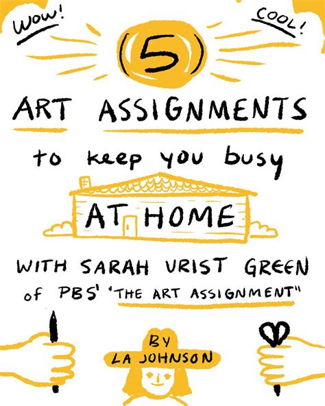 Sarah Urist Green, creator of PBS' The Art Assignment, walks through five fun art projects that ...