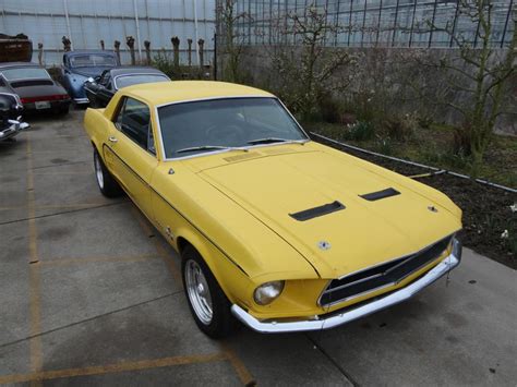 Ford-Mustang 1967 yellow | Joop Stolze Classic Cars