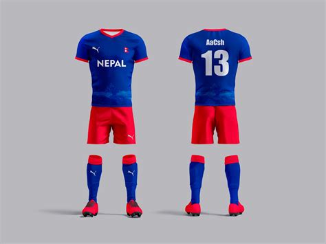 Nepali Football Team Jersey - Concept Design by Ashish Shrestha on Dribbble