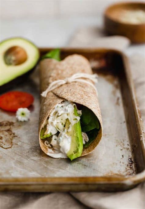 Healthy Chicken Wraps — Salt & Baker