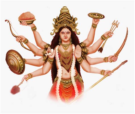 Navratri Images - Narayani Goddess, HD Png Download - kindpng