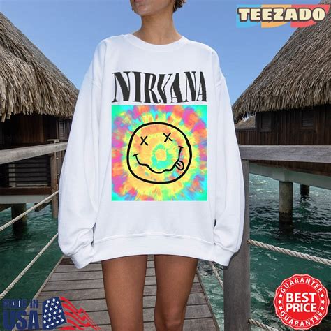 Nirvana Shirt, NIRVANA Sweatshirt, Nirvana Pink Sweatshirt, Nirvana Crewneck Aesthetic Clothi ...