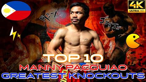 TOP 10 Manny Pacquiao Greatest Knockouts | HIGHLIGHTS Tribute | 4K Ultra HD - Win Big Sports