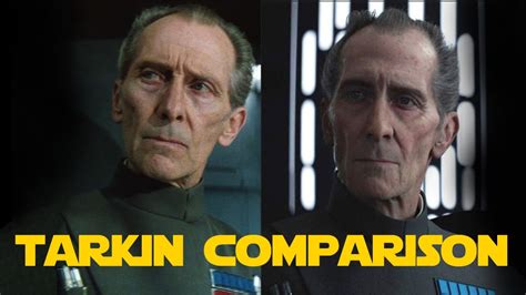 CGI Tarkin vs Real Tarkin | Comparison - YouTube