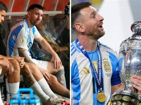 Lionel Messi Crying in Pain to Tears of Joy as Argentina Win Record ...