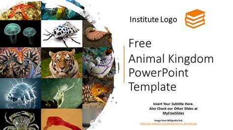 Free Animal Kingdom PowerPoint Template : MyFreeSlides