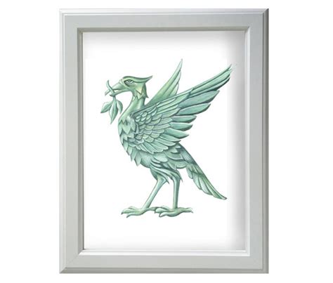 Liverpool Prints Liverpool FC Liver Bird Art Print | Etsy