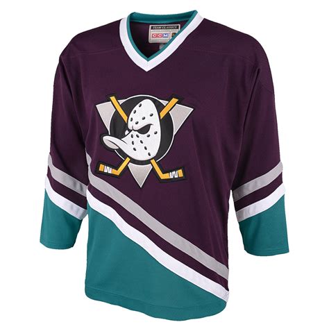 Reebok Anaheim Ducks CCM Classic Anniversary Throwback Jersey - Purple ...