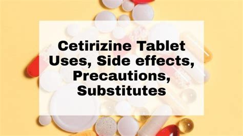 Cetirizine Tablet Uses, Side effects, Precautions - PharmBaba