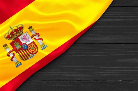 Premium Photo | Flag of spain place for text cope space