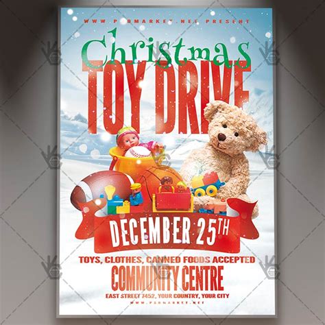 Download Toy Drive Event Flyer - PSD Template | PSDmarket