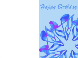 Music Birthday Cards - Free Printable Online