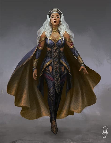 Fan made MCU Storm Wakanda costume concept art by John Dimayuga. : r/xmen