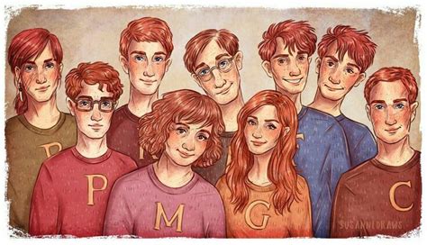 The family Weasley Fanart Harry Potter, Arte Do Harry Potter, Theme Harry Potter, Harry Potter ...