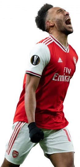 Pierre-Emerick Aubameyang Arsenal football render - FootyRenders