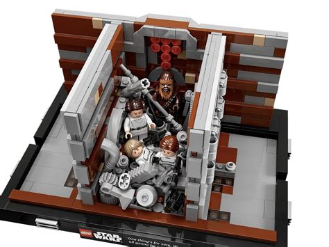 LEGO Death Star Trash Compactor Diorama includes moving walls and a dianoga’s head » Gadget Flow