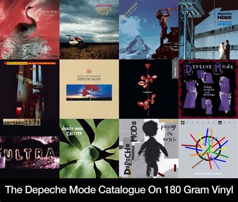 Depeche Mode begin reissuing full catalog on 180-gram vinyl — first 4 ...