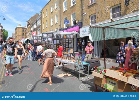 Brick Lane Sunday Market London UK Editorial Stock Photo - Image of britain, handicraft: 156192668