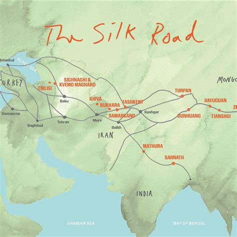 Silk Road Map / Silk Road Digressions Travels Through The Byways Of Silk Road Geography History ...