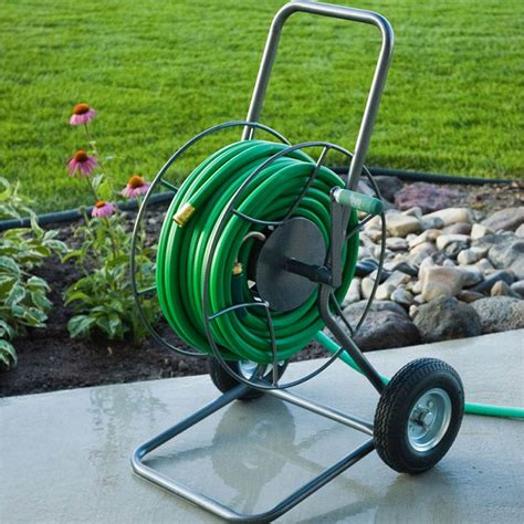 Yard Butler Portable 200 Foot Capacity Steel Garden Outdoor Hose Reel ...