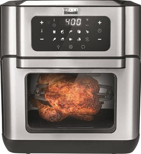 Questions and Answers: Bella Pro Series 10.5 qt. Digital Air Fryer Black/Stainless Steel 90089 ...