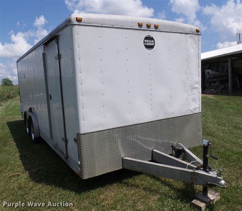 2001 Wells Cargo enclosed cargo trailer in Columbia, MO | Item DD8604 sold | Purple Wave