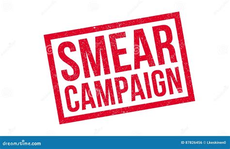 Smear Campaign Rubber Stamp Stock Vector - Illustration of reputation, rubber: 87826456