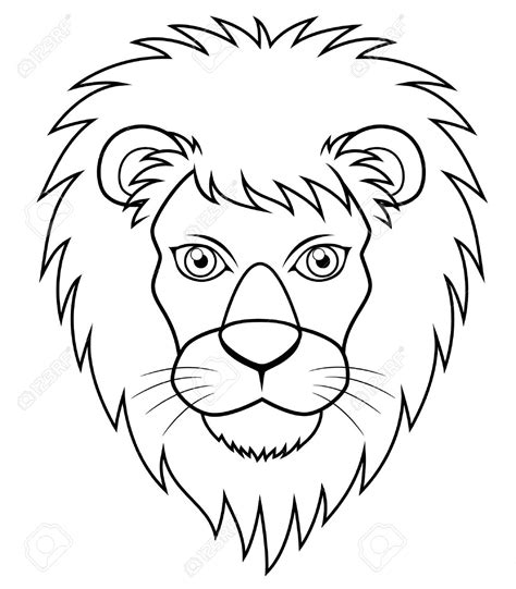 Easy Drawing Of A Lion at GetDrawings | Free download