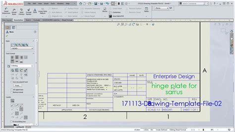 Solidworks Change Drawing Template