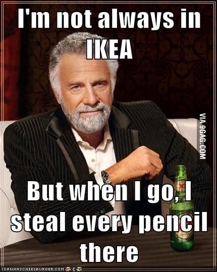 Simple IKEA pencils - 9GAG