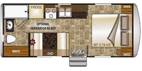 Arctic Fox 25S Floor Plan - floorplans.click