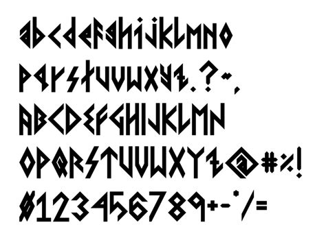 Ss Runes Font