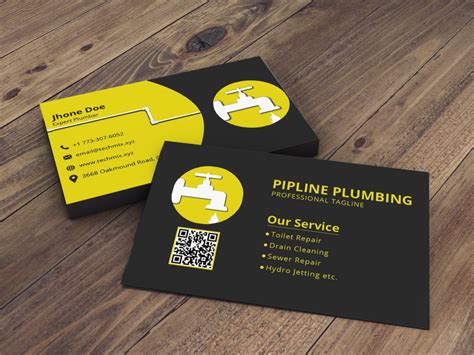 Plumbing Business Cards Templates Free