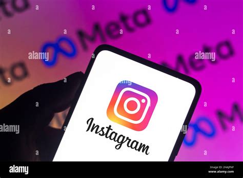 In this photo illustration a Instagram logo seen displayed on a ...