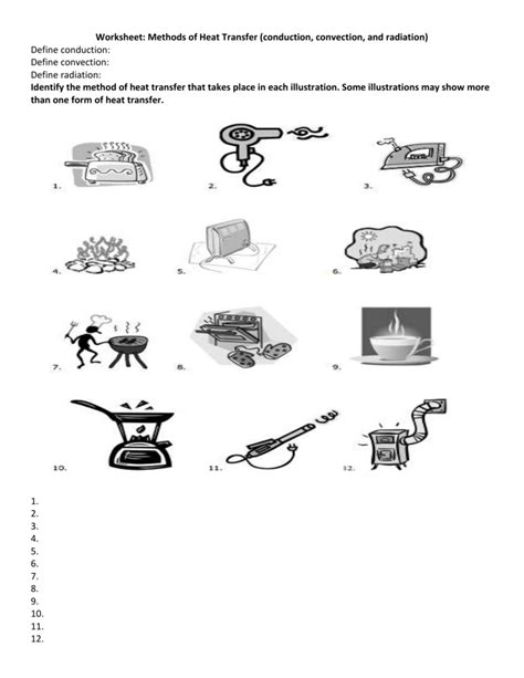 Conduction Convection Radiation Worksheet — db-excel.com