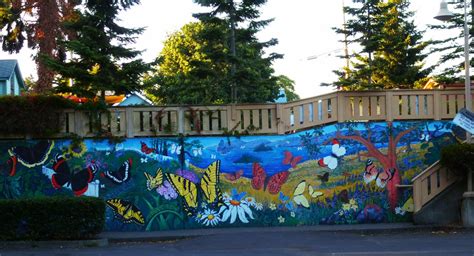 Murals and More: Butterfly wall