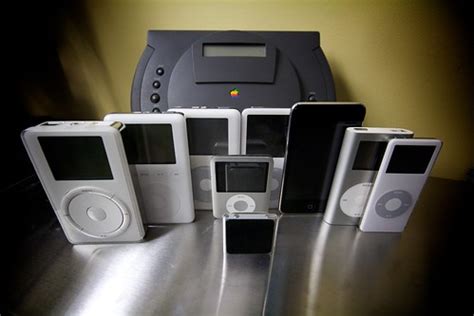 Family Portrait | the iPod family with their ancestor the Po… | Flickr