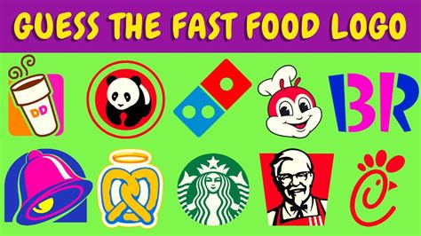 Guess The Fast Food Logos | THE QUIZ LAB - YouTube