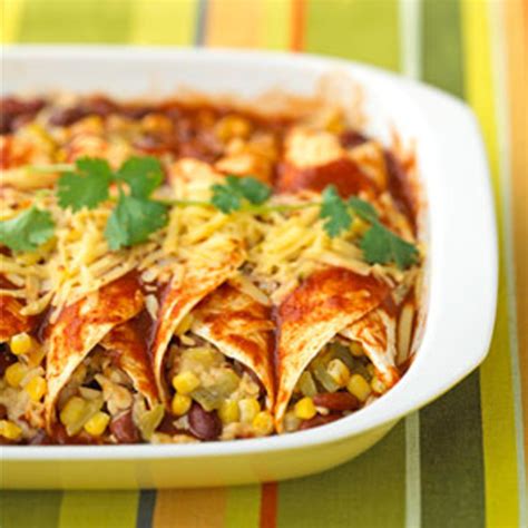 Bean and Cheese Enchiladas