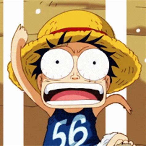 Luffy Ruffy Sticker - Luffy Ruffy One Piece - Discover & Share GIFs One Piece Gif, One Piece ...