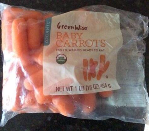 Publix Baby Cut Carrots - 85 g, Nutrition Information | Innit