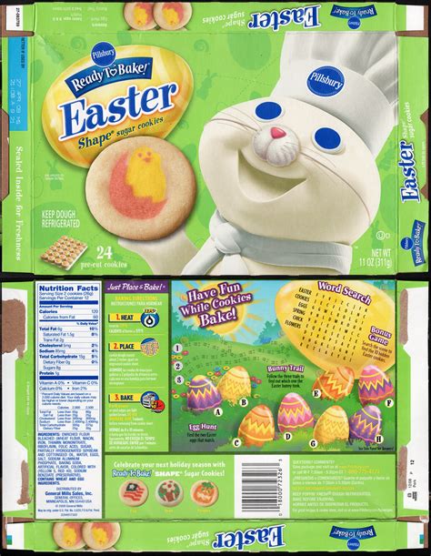 Pillsbury Ready-to-Bake Easter Shape Sugar Cookies box - 2… | Flickr