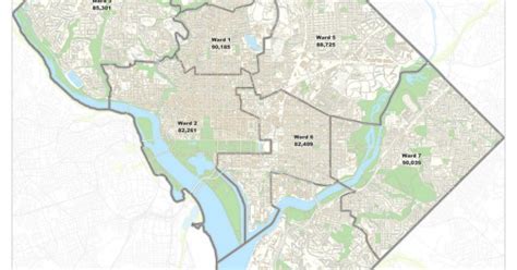 Navy Yard to Ward 8? Three Potential Maps of New DC Ward Boundaries Released